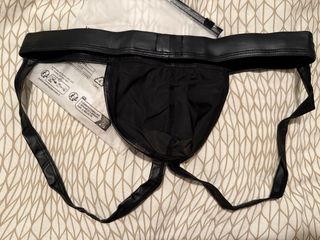 Suspensorio polipiel negro Talla M