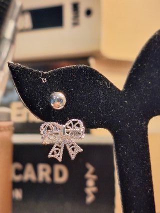 Pendientes Plata Filigrana Lazo Delicado