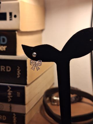 Pendientes Plata Filigrana Lazo Delicado