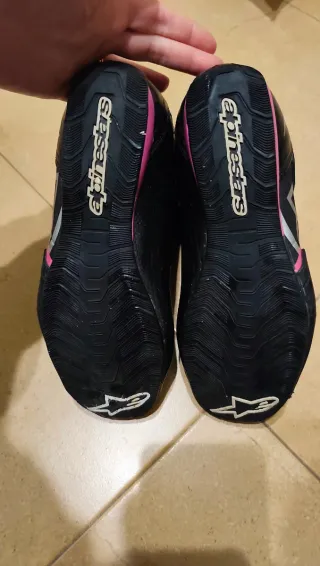 zapatillas botas moto mujer o niña alpinestars 37