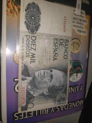 Billete 10.000 pesetas Juan Carlos I 1985