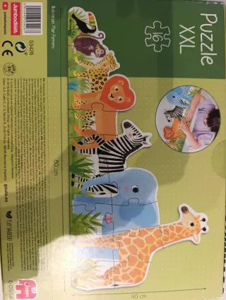 Puzzle XXL Animales Jumbo Goula 16 piezas