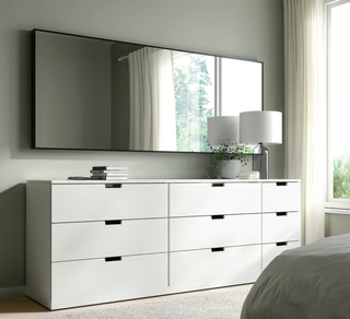 Espejo IKEA HOVET 78x196 cm Negro