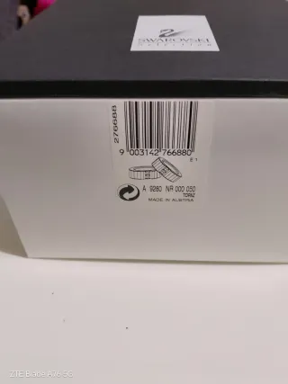 Swarovski Portatovaglioli Cristallo Arancione