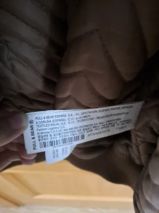 Cazadora efecto piel marrón Pull&Bear