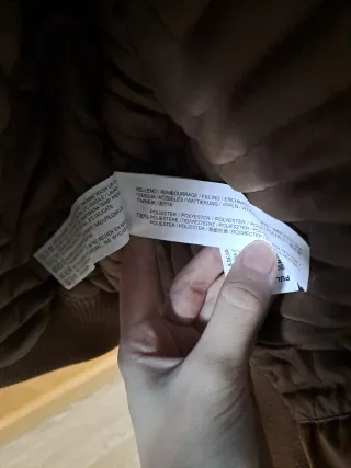 Cazadora efecto piel marrón Pull&Bear