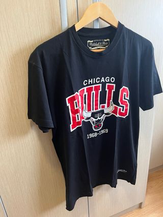 Camiseta Chicago Bulls Mitchell & Ness Negra