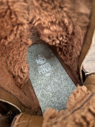 Botas Zapato Feroz Mujer Talla 38 Marrones