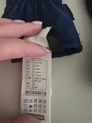 Guantes de nieve de niña