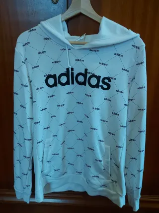 Sudadera Adidas Mujer Blanca Talla L