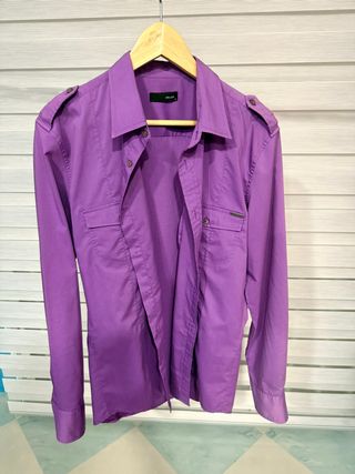 Camisa Morada Hombre