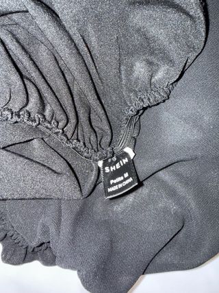 Vestido Negro Fiesta Asimétrico