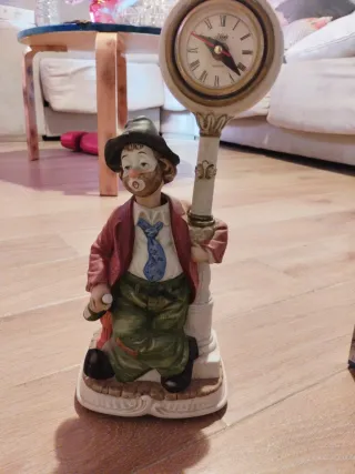 Reloj payaso antiguo
