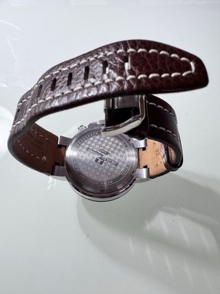 Jacques Lemans Cronógrafo 10ATM Marrón/Dorado