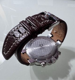 Jacques Lemans Cronógrafo 10ATM Marrón/Dorado