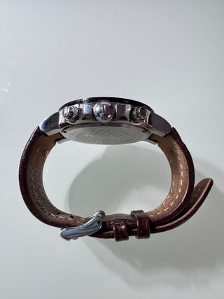 Jacques Lemans Cronógrafo 10ATM Marrón/Dorado