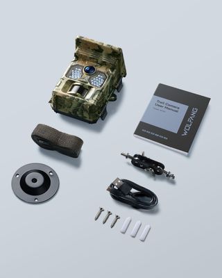 WOLFANG Cámara de Caza Solar WT02 SD 32Gb 4K 48MP