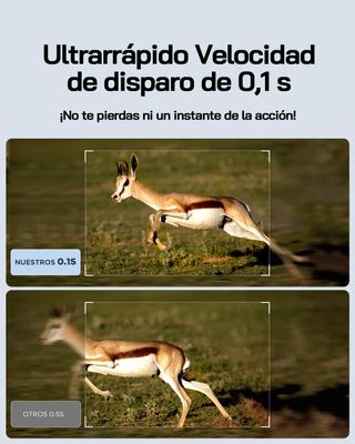 WOLFANG Cámara de Caza Solar WT02 SD 32Gb 4K 48MP