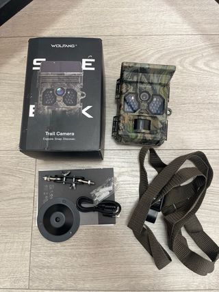 WOLFANG Cámara de Caza Solar WT02 SD 32Gb 4K 48MP