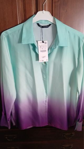 Camisa Zara Degradado Mujer