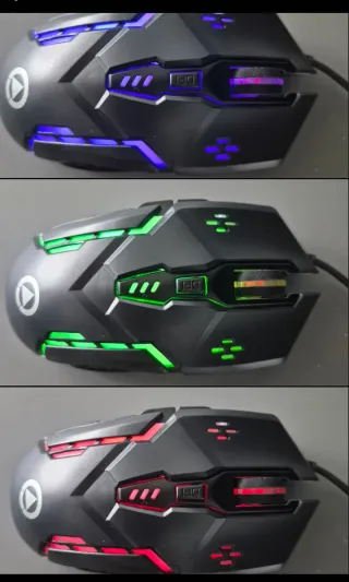 Ratón Gaming G5 USB Negro y Verde