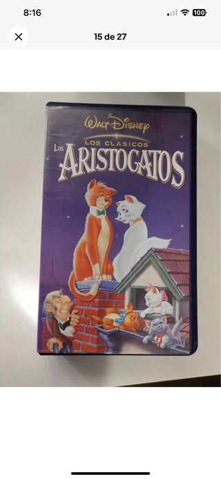 Cinta VHS Los Aristogatos