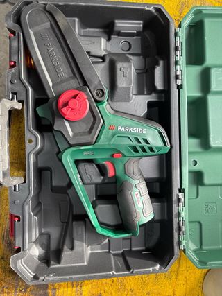 Mini motosierra Parkside a batería de 4ah