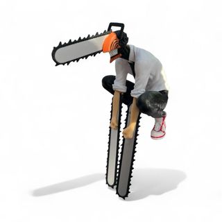 Figura de Chainsaw Man Crouching battle pose