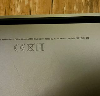 MacBook Pro Retina 13 2019 i7 16GB RAM para piezas