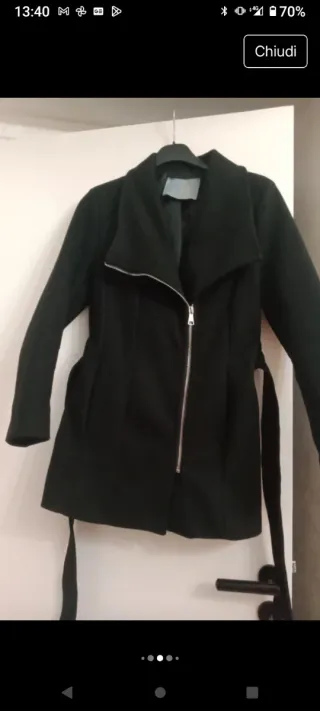 Cappottino donna nero