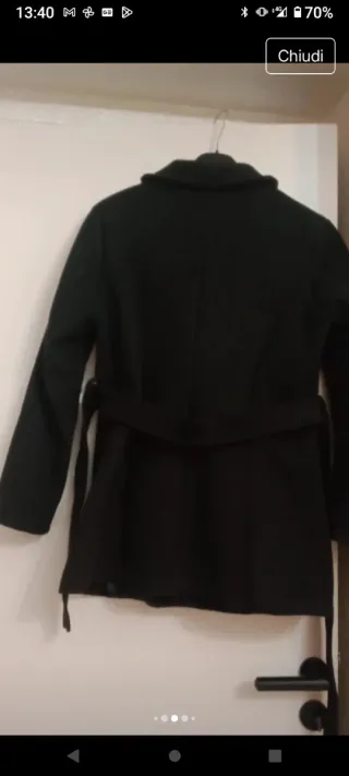 Cappottino donna nero