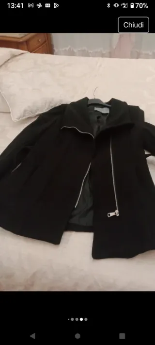 Cappottino donna nero