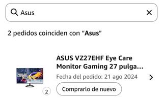 Monitor Asus VZ27EHF IPS 100Hz Negro