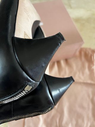 Stivali Miu Miu Taglia 40 Pelle Nera