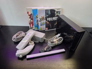 Consola Nintendo Wii Negra + Accesorios