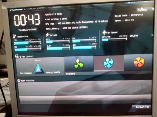 Placa Base ASUS F1A55-M LX Plus con procesador