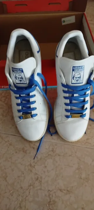 Adidas Stan Smith Blancas y Azules