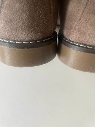 Polacchine uomo vera pelle scamosciata