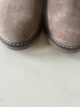 Polacchine uomo vera pelle scamosciata