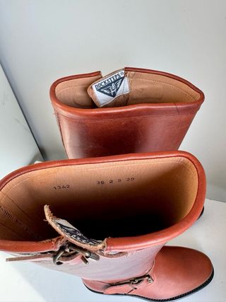 Stivali biker Docksteps donna marrone