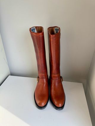 Stivali biker Docksteps donna marrone