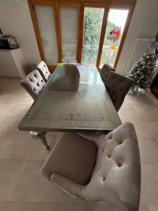 Mesa de comedor KARE “Chalet Louis” – 200×100 cm