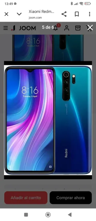 Xiaomi Redmi 8 Pro Azul Multicolor