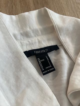 Camisa blanca Forever 21