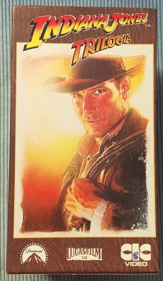Indiana Jones Trilogía VHS (Español)