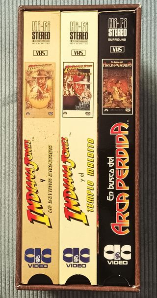Indiana Jones Trilogía VHS (Español)