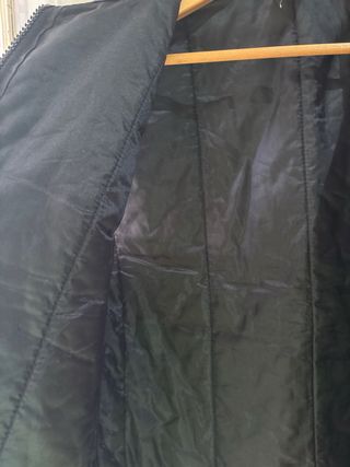 Chaleco azul marino con cremallera