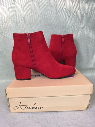 Botines mujer tacón medio con hebilla - Nuevos