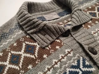 Jersey grecas cuello camisero