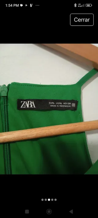 Vestido largo plisado